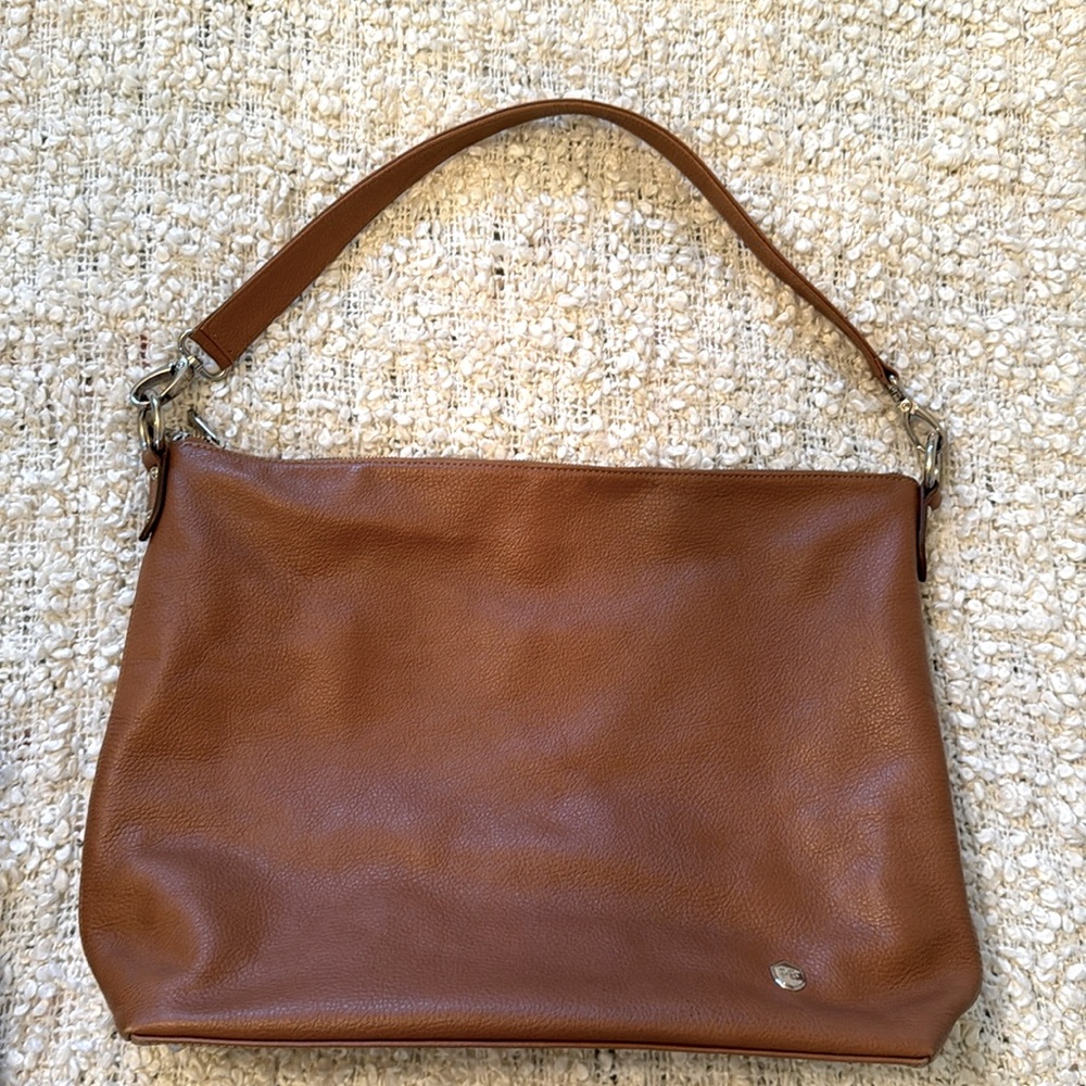 Poppy Barley Chestnut Tote/ Shoulder Bag